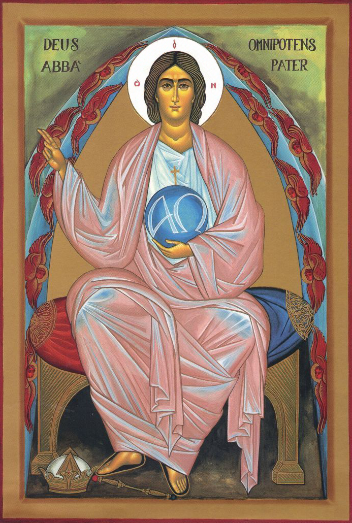 The Icon of Merciful God the Father by Lia Galdiolo